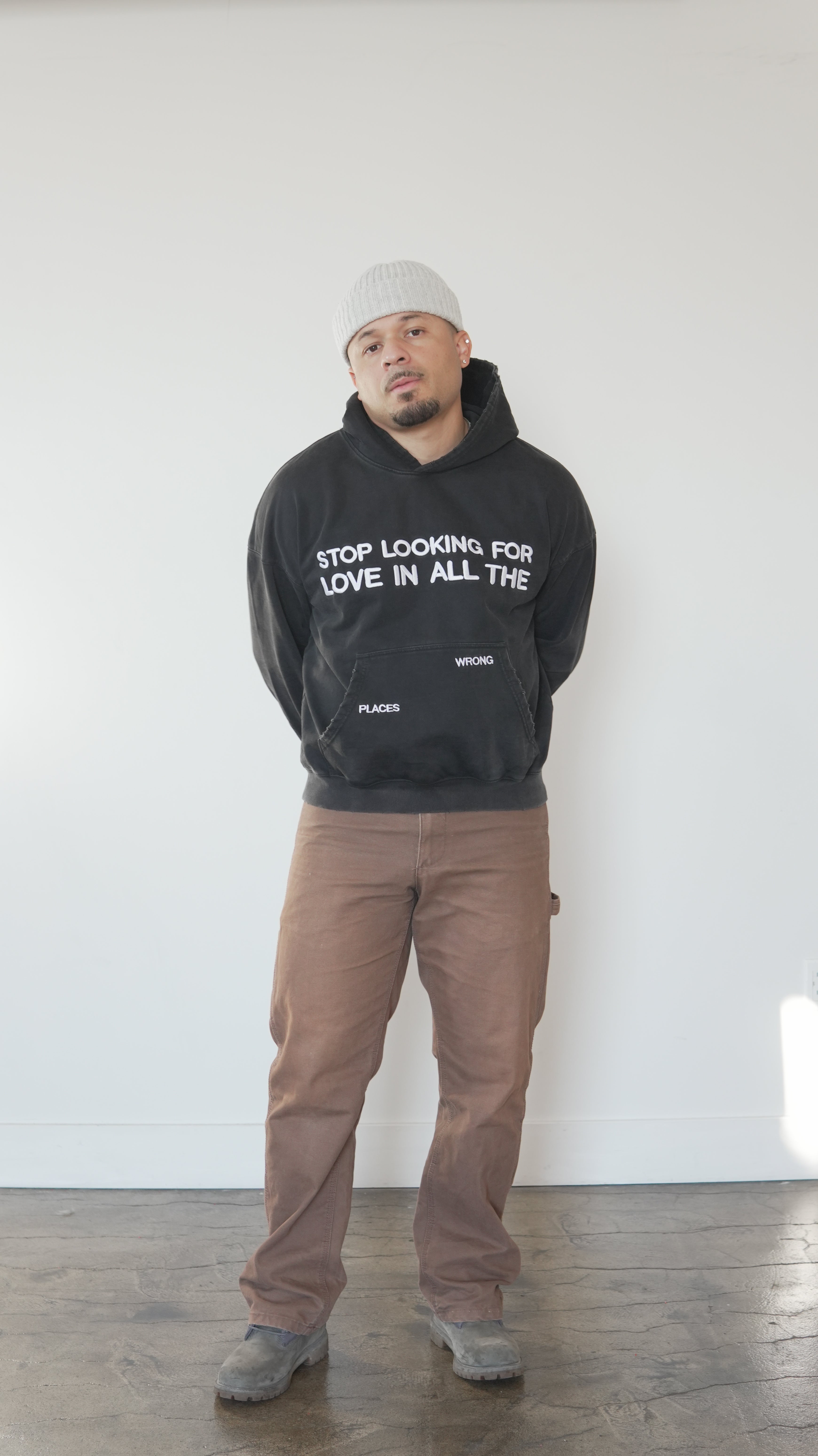 Stop Looking For Love Hoodie (Black)